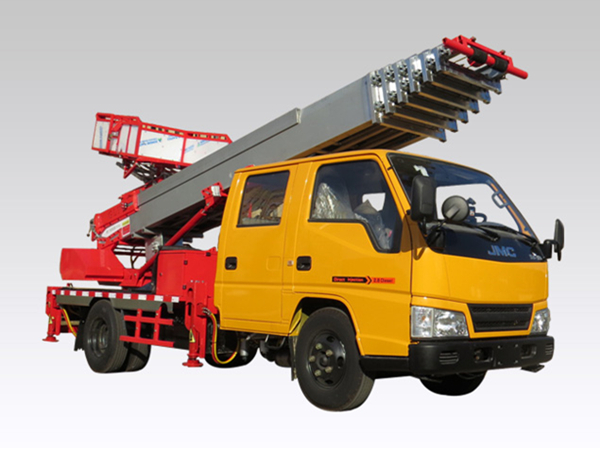 江鈴雙排28米/32米云梯搬家車-藍(lán)牌云梯車