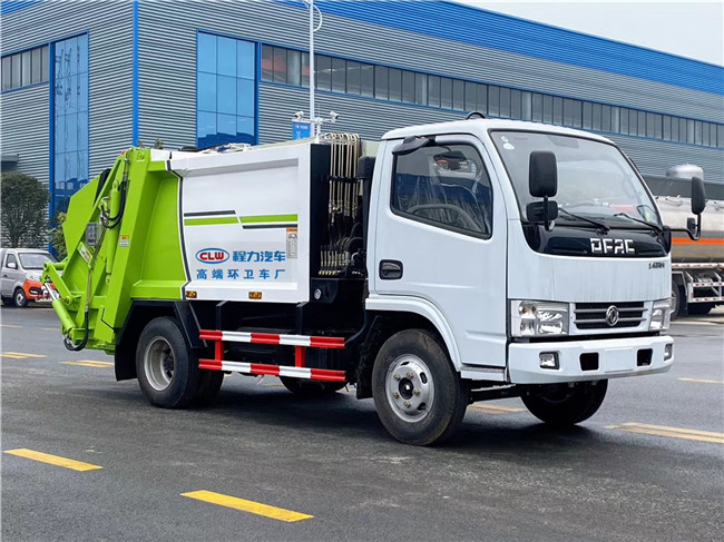 國五東風(fēng)藍牌4方壓縮垃圾車