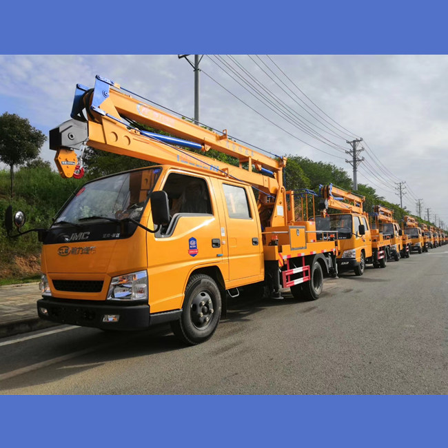 江鈴12米高空作業(yè)車(chē)批量訂單交付 江鈴12米高空作業(yè)車(chē)批量訂單交付