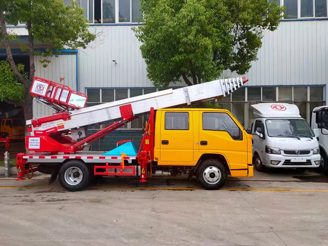 江鈴32米云梯搬家車云梯車詳細配置說明