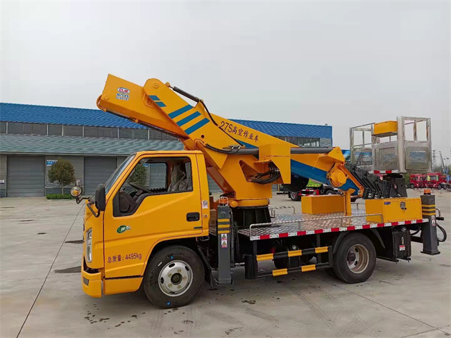 新款江鈴27米藍牌高空作業(yè)車